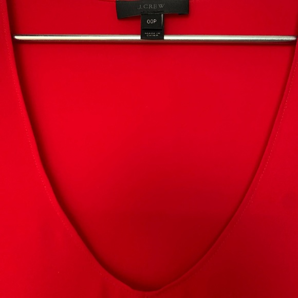 Jcrew Red Sleeveless Blouse - Picture 2 of 3